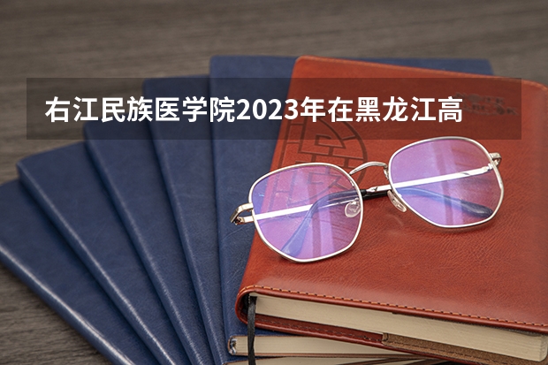 右江民族医学院2023年在黑龙江高考各专业的招生人数是多少