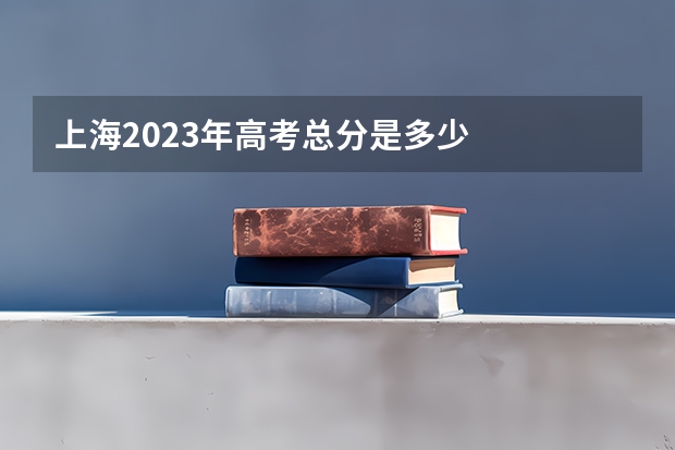 上海2023年高考总分是多少