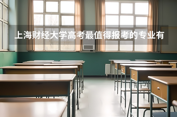 上海财经大学高考最值得报考的专业有哪些?