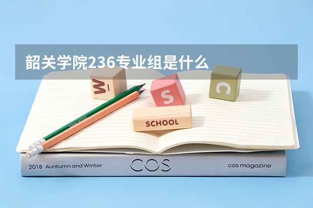 韶关学院236专业组是什么