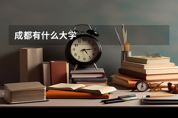 成都有什么大学