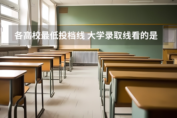 各高校最低投档线 大学录取线看的是原始分还是投档分