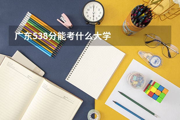 广东538分能考什么大学