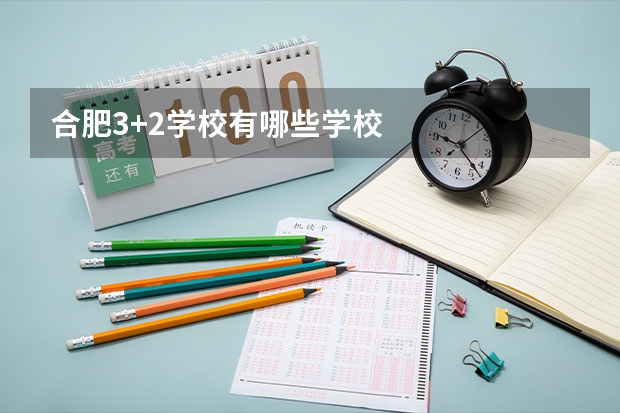 合肥3+2学校有哪些学校