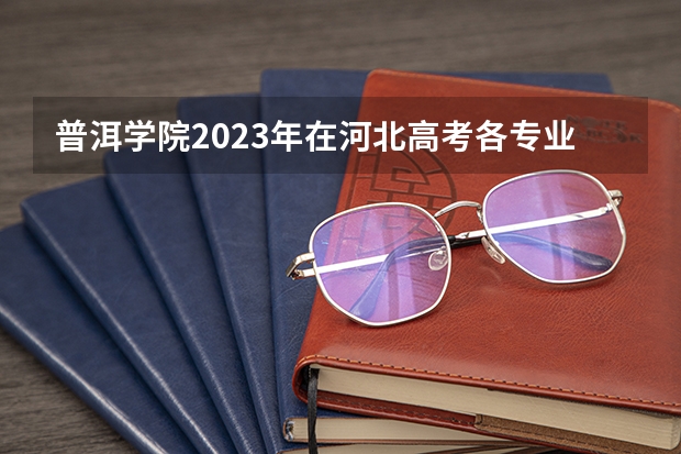 普洱学院2023年在河北高考各专业的招生人数是多少